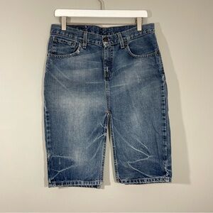 Levi's 669 Front and Back Slit Pencil Skirt Size Medium